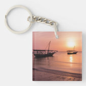 ザンジバルの夕日 キーホルダー (正面)