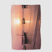 ザンジバルの夕日 ゴルフタオル (正面)