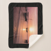 ザンジバルの夕日 シェルパブランケット (正面)