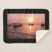 ザンジバルの夕日 シェルパブランケット (正面(横))