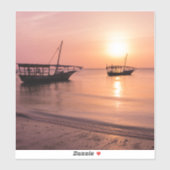 ザンジバルの夕日 シール (シート)