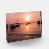 ザンジバルの夕日 フォトブロック (左)