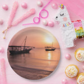 ザンジバルの夕日 ペーパープレート (パーティー)