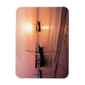 ザンジバルの夕日 マグネット (縦)