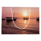 ザンジバルの夕日 ラージペーパーバッグ (裏面)