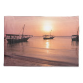 ザンジバルの夕日 枕カバー (裏面)