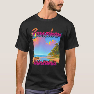 ザンジバルの夕日 Tシャツ