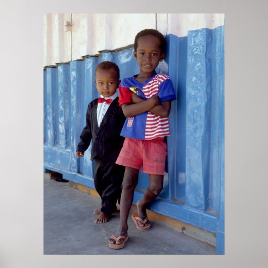 ザンジバルの服を着て ポスター (正面)