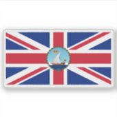ザンジバルの英国公使の旗 シール (正面)