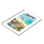 ザンジバルタンサニアヴィンテージトラベル ノートブック (左側)