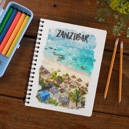 ザンジバルタンサニアヴィンテージトラベル ノートブック