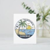 ザンジバルタンザニアヴィンテージ ポストカード (スタンド正面)
