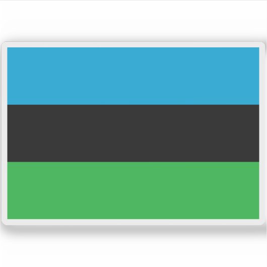 ザンジバル国旗（1964年1-4月）、アフリカ シール (正面)