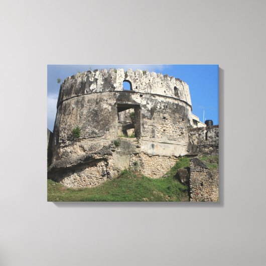 ザンジバル島オールドフォート キャンバスプリント (正面)