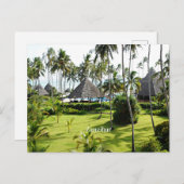 ザンジバル熱帯楽園 ポストカード (正面/裏面)