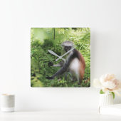 ザンジバル猿時計 スクエア壁時計 (ホーム)