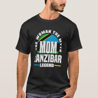ザンジバル ザンジバリ ザンジバルの旗 母の日 Tシャツ