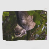 ザンジバル・ブルー・モンキー ゴルフタオル (横)