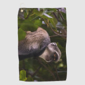 ザンジバル・ブルー・モンキー ゴルフタオル (正面)