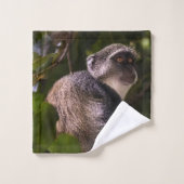 ザンジバル・ブルー・モンキー バスタオルセット (ウォッシュタオル)