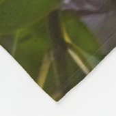 ザンジバル・ブルー・モンキー フリースブランケット (角)