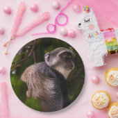 ザンジバル・ブルー・モンキー ペーパープレート (パーティー)