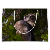 ザンジバル・ブルー・モンキー ラージペーパーバッグ (正面)