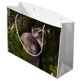 ザンジバル・ブルー・モンキー ラージペーパーバッグ