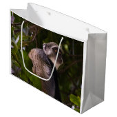 ザンジバル・ブルー・モンキー ラージペーパーバッグ (正面アングル)