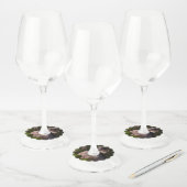 ザンジバル・ブルー・モンキー ワイングラスタグ (セット)