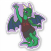 ザンダルドラゴン ステッカー シール (正面)