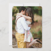 ザンテの結婚式場での写真招待状 招待状 (裏面)