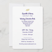 ザンテ結婚のお祝い結婚した(Elopement's Gante) 招待状 (裏面)