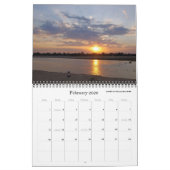 ザンビアとビクトリアの秋カレンダー カレンダー (2月 2026)