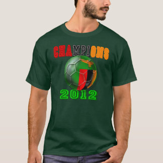 ザンビアのビートの象牙海岸-アフリカの2012人のチャンピオン Tシャツ