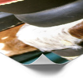 ザンビアのリビングストン手彫りドラム ポスター (角)