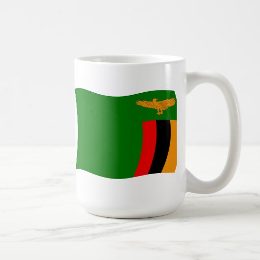 ザンビアの国旗マグ コーヒーマグカップ (右)
