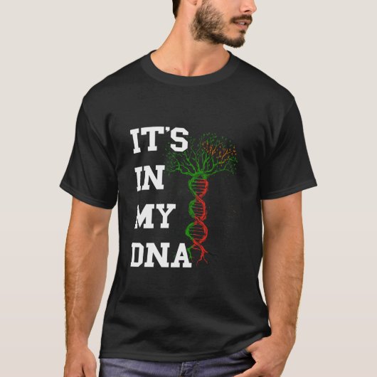 ザンビアのDNAに刻まれたプライド ザンビアの国旗 T Tシャツ (正面)