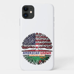 ザンビアクアUSアメリカ合衆国統一された州ツリー iPhone 11 ケース