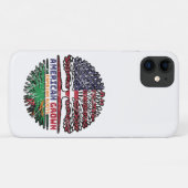 ザンビアクアUSアメリカ合衆国統一された州ツリー Case-Mate iPhoneケース (裏面(横))