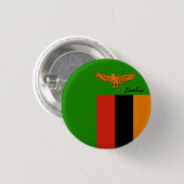 ザンビアボタン愛国的ザンビア国旗のファッション 缶バッジ (正面&裏面)