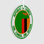 ザンビア丸エンブレム オーナメント (正面)