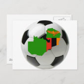 ザンビア国営チーム ポストカード (正面/裏面)