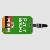 ザンビア国旗おもしろい国 ラゲッジタグ (正面横)