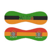 ザンビア国旗と軍服の愛国心 野球ボール (パネル)