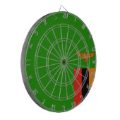 ザンビア国旗 ダーツボード (正面左)