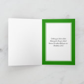 ザンビア国旗 |フェスティバルプラムプリン |クリスマス シーズンカード (内部)