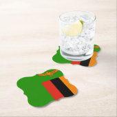 ザンビア国旗 ペーパーコースター (インサイチュ)