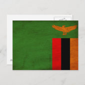 ザンビア国旗 ポストカード (正面/裏面)