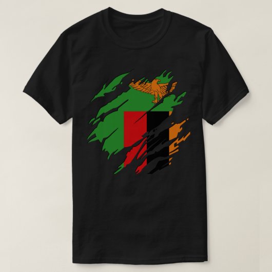ザンビア常 Tシャツ (デザイン正面)